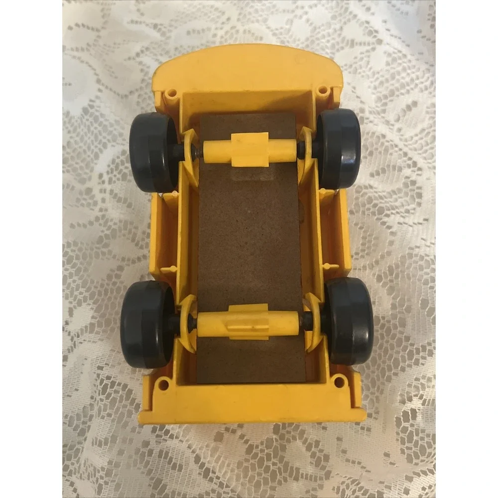 Pair Of Vintage 1969 Fisher Price Plastic Bus Toys, Yellow Bus And Red Bus 141 - Picture 7 of 13